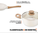 CookPrime Ceramic 13 – Jogo de Panelas Premium a Gás ( Kit completo, antiaderente, revestimento cerâmico)