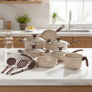 CookPrime Ceramic 13 – Jogo de Panelas Premium a Gás ( Kit completo, antiaderente, revestimento cerâmico)